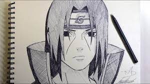 He's a master of the sharingan's most advanced techniques, including the inextinguishable flames of amaterasu, the illusions of tsukuyomi, and the battling avatar susanoo. Let S Sketch Itachi Uchiha From Naruto Demoose Art Itachi Uchiha Art Naruto Painting Naruto Sketch