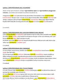 Ini adalah latihan yang saya sediakan untuk murid yang mengambil bahan bercetak di sekolah semasa pkpb untuk diselesaikan dan bahan ini saya membuat semak bersama murid dalam kelas google meet. Dokumen Serupa Dengan Kesalahan Ejaan Spm