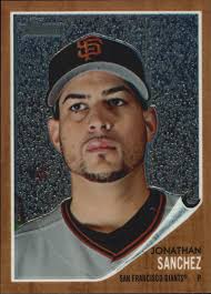 2011 Topps Heritage Chrome #C18 Jonathan Sanchez Card /1962
