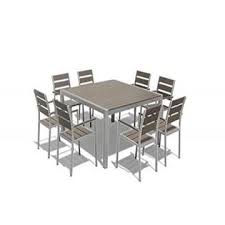 Check spelling or type a new query. P97ycgd Mangohome Medici 9 Piece Square Table Outdoor Powder Coated Aluminum Patio Furniture