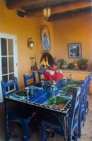 It develops itself as a piece of furniture for practical comfort, with solid wood and. 13 Mexican Dining Room Ideas Spanish Style Homes Spanish Decor Mexican Dining Room