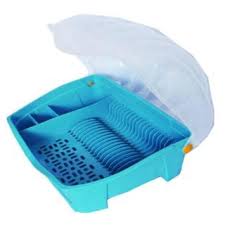 This bamboo dish rack is ideal for air drying or storing your dishes. Large Dish Drainer With Cover Shopee Philippines
