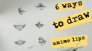 Teaching you guys how i draw lips! Drawing A Simple Anime Lips With 6 Ways Ø±Ø³Ù… Ø´ÙØ§Ù‡ Ø§Ù†Ù…ÙŠ Ø¨Ø³ÙŠØ· Ø¨6 Ø·Ø±Ù‚ Youtube