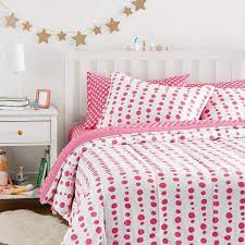 Polka dot bedding can be enormous fun, and really provide a lift to a bedroom. Twin Full Queen Bed Bag Pink White Polka Dots Stars 7 Pc Comforter Sheet Set Ebay