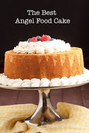 The Best Ever Angel Food Cake Chew Out Loud Recipe Angel Food Angel Food Cake Cake Recipes