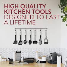 If you want to be an efficient cook in the kitchen, you if your kitchen doesn't have these perfect utensils yet, it is time for you to consider scouring the market now to look for kitchen utensils sets that can. Kitchen Utensil Set 24 Nylon And Stainless Steel Utensil Set Non Stick And Heat Resistant Cooking Utensils Set Best Kitchen Tools Useful Pots And Pans Accessories And Kitchen Gadgets Amazon Ca Home