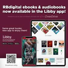 Check spelling or type a new query. Rb Digital Ebooks And Audiobooks Moving To Libby Handley Regional Library System