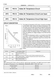Check spelling or type a new query. Dtc P0110 Intake Air Temperature Circuit Dtc P0112 Justanswer