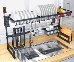 Over The Sink Dish Drying Rack Finnish Sink Drying Rack Tiny Home Drying Rack Diy Kitchen Shelves Kitchen Rack Kitchen Sink Rack