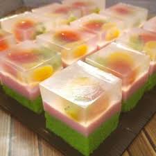 Resep agar agar santan gula merah sederhana. Resep Puding Cake Buah Segar Dan Yummy Lin S Cakes