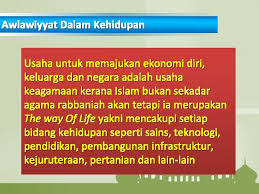 Langkah dalam mengatasi kelangkaan ekonomi. Awlawiyyat Dalam Kehidupan Seruan V Marilah Samasama Kita