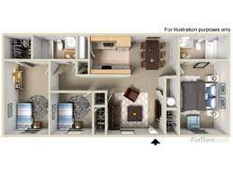 So i've been in this apartment for a little over two months now and just wanted to give you guys a quick tour! 3 Bedroom Apartment Priced At 1486 1056 Sq Ft Mountain Shadows