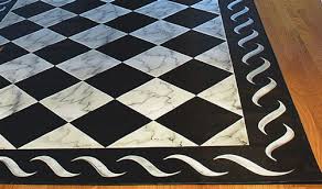 Make A Floor Cloth The Colorful Canvas Carpet Mother Earth News In 2020 Floor Cloth Diy Painted Floor Cloths Floor Cloth