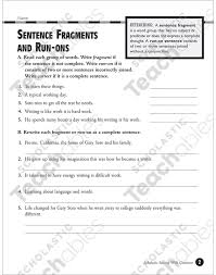 Circle the element with the largest atomic radius and put a square around the element with the smallest atomic radius: Sentence Fragments And Run Ons Grades 5 6 Printable Test Prep And Tests Skills Sheets