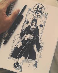 61 Curtidas 1 Comentarios Ariel Quadrelli Arielquadrelli No Instagram Itachi Sketch Cartoon Drawing Art Artwork Doodl Itachi Uchiha Itachi Uchiha