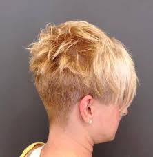 Extra short stacked bob how to wear bangs with short hair? Short Hairstyle With A Buzzed Nape Hairstyles