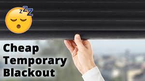 Yes, we carry a black product in temporary shades. Removable Blackout Window Covering From Ikea Cheap Easy No Film Shade Or Curtain Youtube