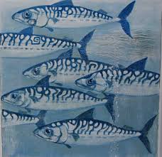 Mackeral Migration Painted By Jan Phethean Poisson Faune Maquereau
