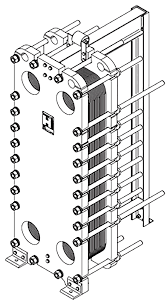 Plate heat exchanger • a gasketed plate heat exchanger consists of a stack of closely spaced thin plates clamped together in a frame. Https Assets Danfoss Com Documents Doc312522372858 Doc312522372858 Pdf