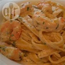 Fettuccini Alfredo Con Camarones Receta Con Imagenes Receta Pasta Con Camarones Comida Pastas Con Camarones