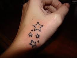 With symbols harking back to strength and energy, this influential art represents the fight against the hand tattoos are still permanent, but the thing that doesn't last as long is the integrity of the design. Image Via We Heart It Hand Pretty Stars Tattoo Tattoos Tatts Cute Star Tattoo On Hand Small Hand Tattoos Hand Tattoos For Women