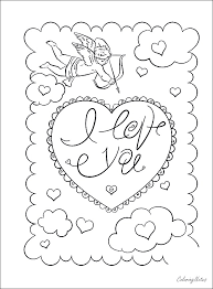 Valentines Day Card Coloring Pages Printable Valentines Day Coloring Page Valentines Day Coloring Valentine Coloring Pages