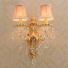 Find wall sconces at wayfair. Gold Wall Sconce With Lamp Textile Shade Modern Wall Lights For Bedroom Wall Sconces Living Room Crystal Wall Lamps For Reading Gold Wall Sconces Wall Sconcecrystal Wall Lamp Aliexpress