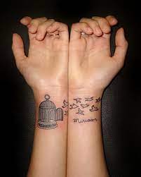See popular motifs and placements & the best wrist and wristband tattoo ideas. 58 Matching Wrist Tattoos Ideas
