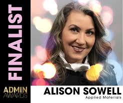 Congratulations Alison Sowell with Applied Materials
