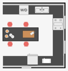 Modern gray kitchen steel cupboards loft kitchen interior soft colour kitchen white coffee cups shelf vintage kitchen cabinets grey cabinets shelf in the kitchen furninure icons interior design matte. Kitchen With Center Island Cocina En Planta Png Transparent Png Transparent Png Image Pngitem