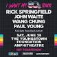 I Want My 80s Tour - Rick Springfield