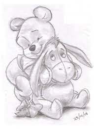 winnie the pooh and eeyore landn83 foundmyself l ourson croquis disney dessins coloriage de transport ferroviaire