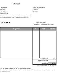 Modele Facture Autoentrepreneur Modele Facture Facture Auto Entrepreneur Modele De Facture Gratuit