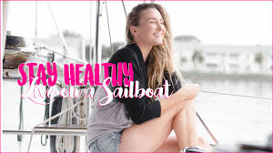 He was able to patch the tear and insert a new grommet. Healthy Living On A Sailboat Sailing Miss Lone Star S11e12 Sailing And Yachting