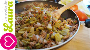 Receta con instrucciones en video: Carne De Res A La Mexicana Comida Saludable Youtube
