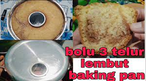 200 gr tepung terigu 175 gr gula pasir 200 gr mentega dicairkan 4 butir. Bolu 3 Telur Super Lembut Empuk With Baking Pan Cara Membuat Bolu Menggunakan Baking Pan Baking Youtube