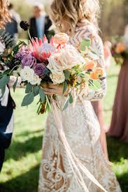 10 of the most stunning celebrity wedding bouquets of all time. A Badass Bohemian Celebration At Sorella Farms Sam Stroud Photography Boho Bride Wedding Wedding Bouquets