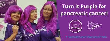 It's unacceptable that more than half of people diagnosed with pancreatic cancer die within 3 months. Pancreatic Cancer Action S Turn It Purple Campaign Home Facebook
