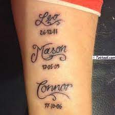 Last but not least, this tattoo combines the baby's foot and mom but on a smaller scare as it just features her hand. 35 Baby Name Tattoo Ideas For New Mom And Dad Annie Baby Monitor