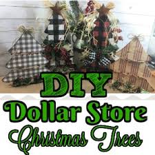 Can be styled to fit any decor or season. Diy Dollar Store Christmas Trees Country Charm By Tracy