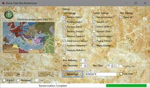 Once completed a campaign do unplayable factions become playable? Rome Total War Game Mod Rome Total War Randomiser Rtwr V 1 8 Alpha Download Gamepressure Com