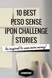 10 Best Peso Sense Ipon Challenge Stories Savingspinay