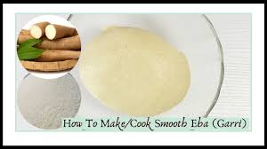 Leave to boil for about 15 minutes. How To Bake Eba Garri Best Way To Make Smooth Eba Cooking Nigerian Recipe Eba Youtube