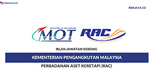 Jawatan kosong di perbadanan tabung pendidikan tinggi nasional (ptptn). Permohonan Jawatan Kosong Kementerian Pengangkutan Malaysia Perbadanan Aset Keretapi Rac
