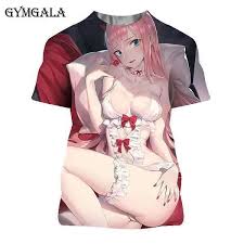 3D T-shirt,Hentai – t-shirt pour homme, imprimé en 3D, Anime Darling In The  Franxx, Sexy, hentai Girl, ZERO TWO Franxx_21 - Cdiscount Prêt-à-Porter