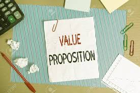 Text Sign Showing Value Proposition Business Photo Showcasing
