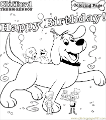 Dogs love to chew on bones, run and fetch balls, and find more time to play! Clifford6 Coloring Page For Kids Free Clifford The Big Red Dog Printable Coloring Pages Online For Kids Coloringpages101 Com Coloring Pages For Kids