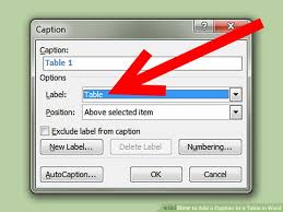 How To Add A Caption To A Table In Word 8 Steps With Pictures
