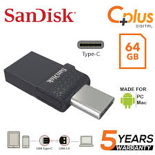 100 tl ve üzeri alışverişlerde ücretsiz kargostoktayarın kargodason güncelleme: Sandisk Dual Flash Drive Type C 64gb Otg Usb For Android Smartphone Computers Tablets Sdddc1