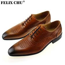 Felix Chu Italian Brown Genuine Leather Men Oxford Shoes Oxford Shoes Oxford Shoes Men Shoes